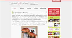 Desktop Screenshot of enfance-lecture.com