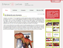 Tablet Screenshot of enfance-lecture.com